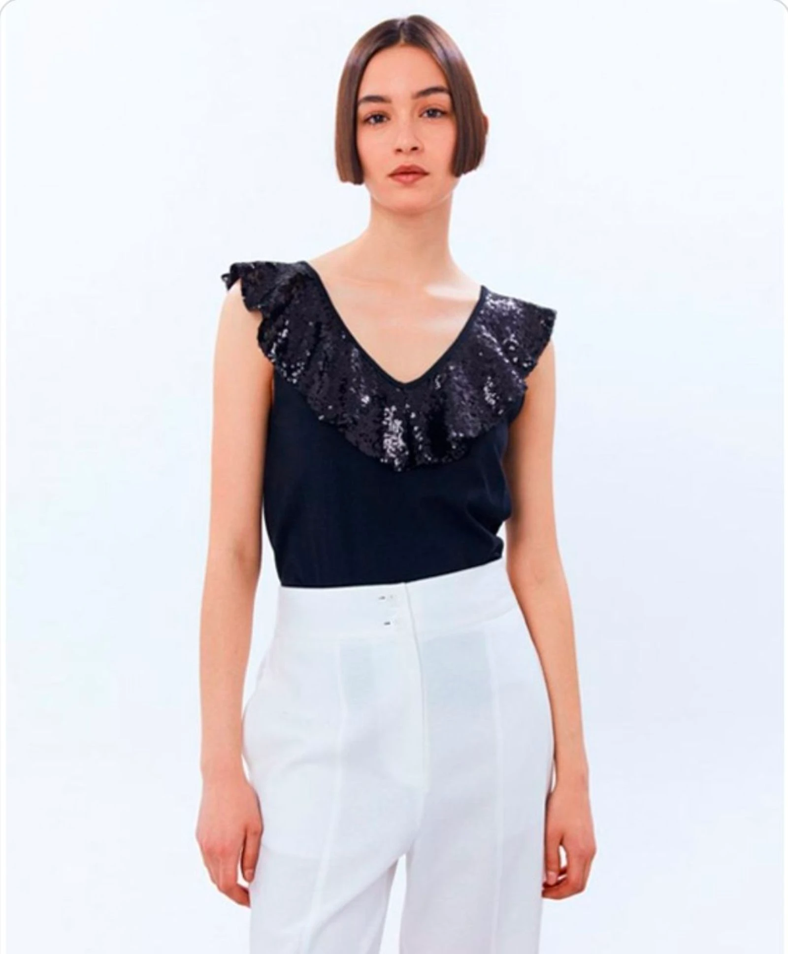 💘Top negro lentejuelas 💘 – photo 6